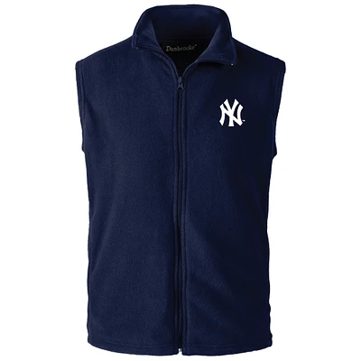 Men's Dunbrooke Navy New York Yankees Houston Full-Zip Vest