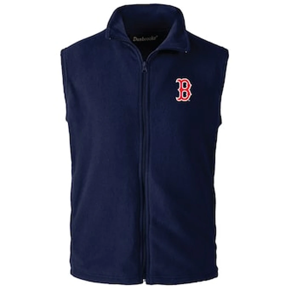 Men's Dunbrooke Navy Boston Red Sox Houston Full-Zip Vest