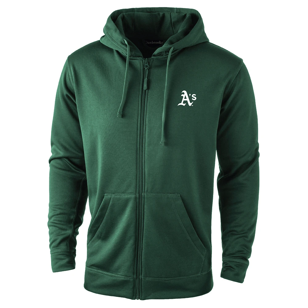 Men's Dunbrooke Green Athletics Trophy Full-Zip Hoodie