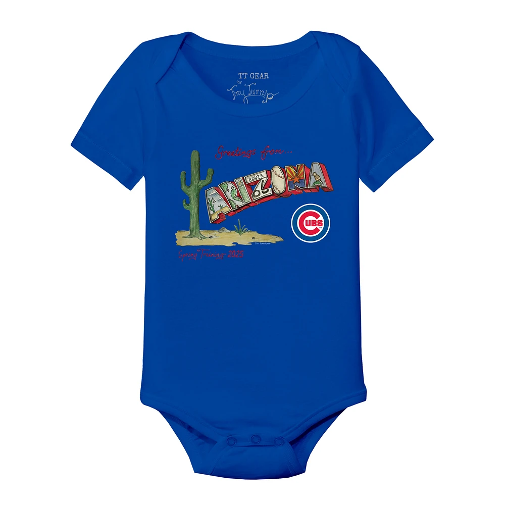 Infant Tiny Turnip Royal Chicago Cubs Spring Training 2025 Bodysuit