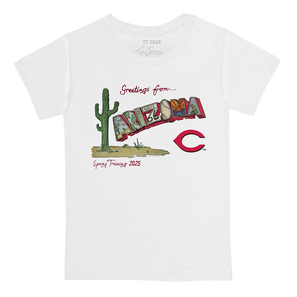 Toddler Tiny Turnip Cincinnati Reds Spring Training 2025 T-Shirt