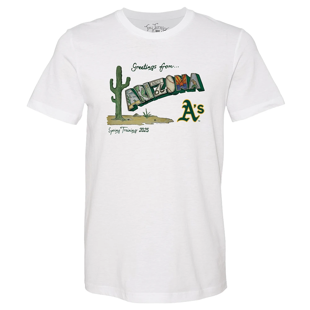 Unisex Tiny Turnip Athletics White Spring Training 2025 T-Shirt