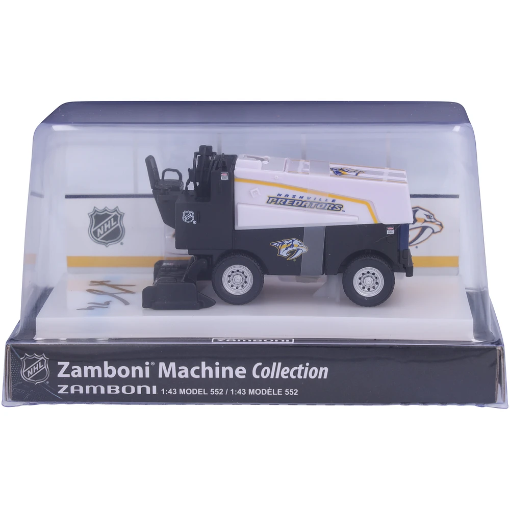 Juuse Saros Nashville Predators Autographed 1:43 Scale Die-Cast Zamboni