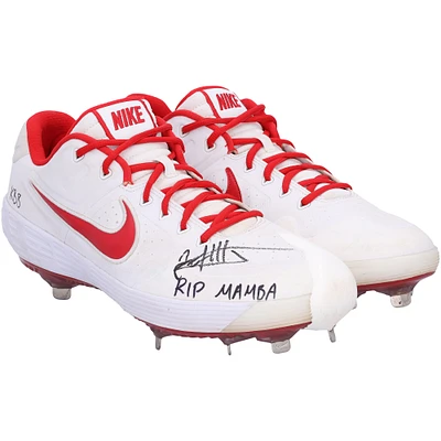 Jack Flaherty St. Louis Cardinals Autographed Game-Used Red/White Nike Cleats from the 2023 MLB Season