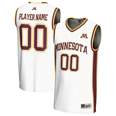 Men's GameDay Greats White Minnesota Golden Gophers NIL Pick-A-Player Lightweight Men's Basketball Fashion Jersey