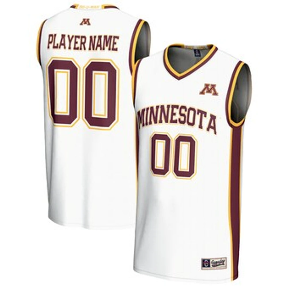 Youth GameDay Greats White Minnesota Golden Gophers NIL Pick-A-Player Lightweight Men's Basketball Jersey