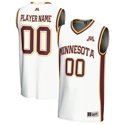 Youth GameDay Greats White Minnesota Golden Gophers NIL Pick-A-Player Lightweight Men's Basketball Jersey