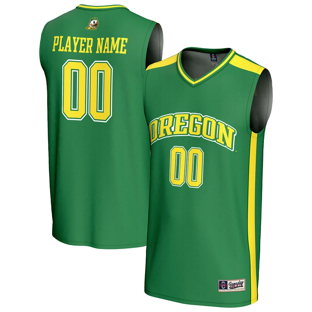 Youth GameDay Greats Green Oregon Ducks NIL Pick-A-Player Lightweight Men's Basketball Jersey