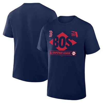 Men's Fanatics Navy Boston Red Sox 2025 Spring Training Grapefruit League True Icon T-Shirt