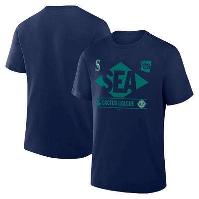 Men's Fanatics Navy Seattle Mariners 2025 Spring Training Cactus League True Icon T-Shirt