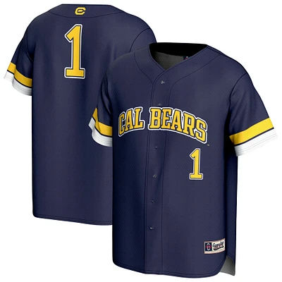Unisex GameDay Greats Navy Cal Bears Pick-A-Player Baseball Fashion Jersey