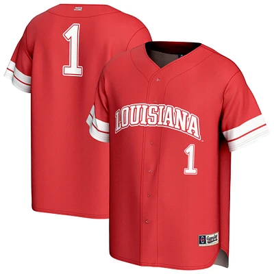 Unisex GameDay Greats Cardinal Louisiana Ragin' Cajuns Pick-A-Player Baseball Fashion Jersey