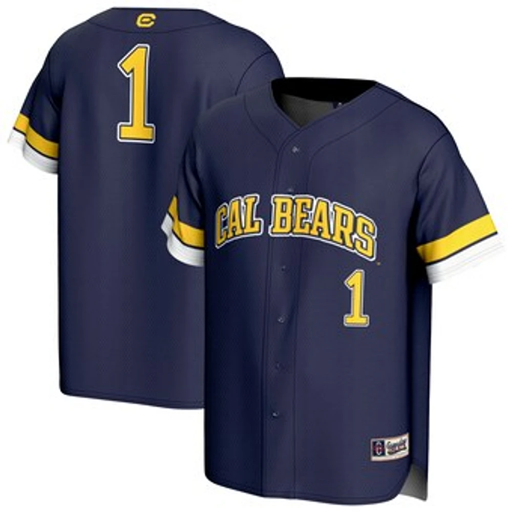 Youth GameDay Greats Navy Cal Bears Pick-A-Player Lightweight Baseball Fashion Jersey