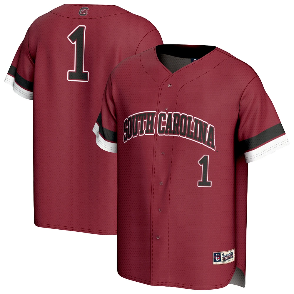 Youth GameDay Greats Garnet South Carolina Gamecocks Pick-A-Player Lightweight Baseball Fashion Jersey