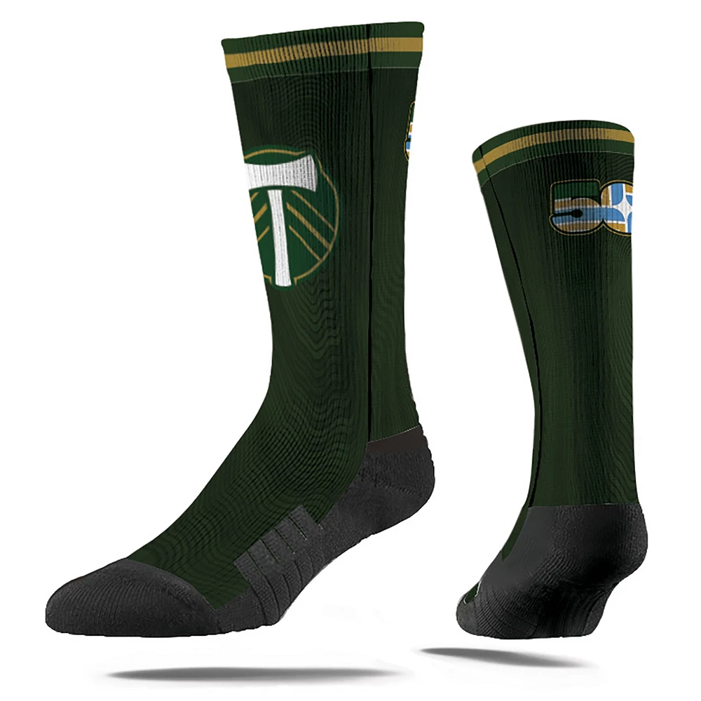 Unisex Strideline Portland Timbers 2025 Jersey Hook Premium Crew Socks