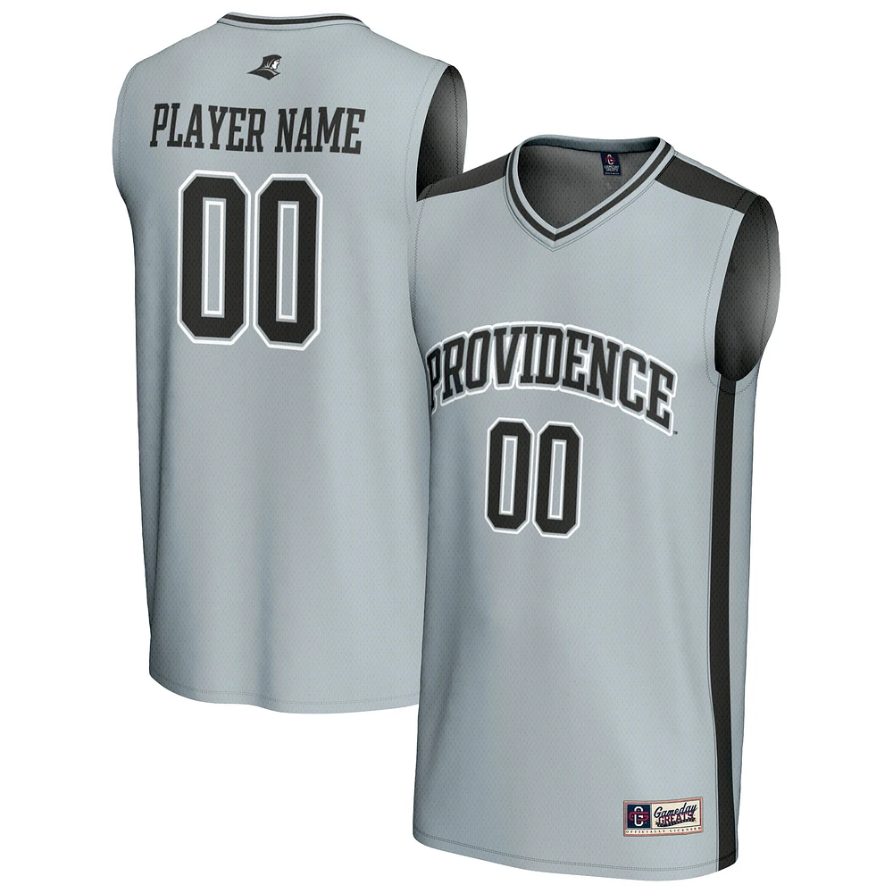 Unisex GameDay Greats Silver Providence Friars NIL Pick-A-Player Lightweight Women's Basketball Fashion Jersey