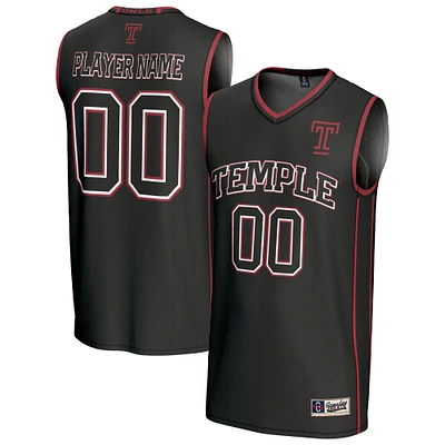 Unisex GameDay Greats Black Temple Owls NIL Pick-A-Player Lightweight Women's Basketball Fashion Jersey