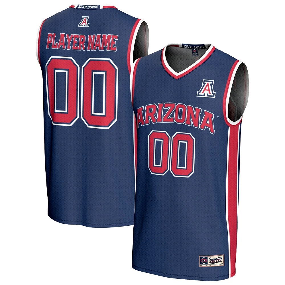 Youth GameDay Greats Navy Arizona Wildcats NIL Pick-A-Player Lightweight Women's Basketball Fashion Jersey