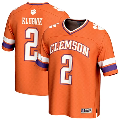 Youth GameDay Greats Cade Klubnik Orange Clemson Tigers NIL Football Fashion Jersey