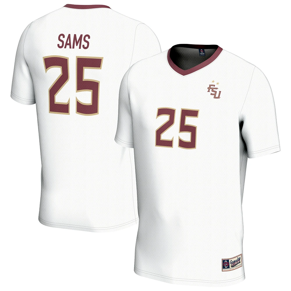 Youth GameDay Greats Emily Sams White Florida State Seminoles Soccer Fashion Jersey