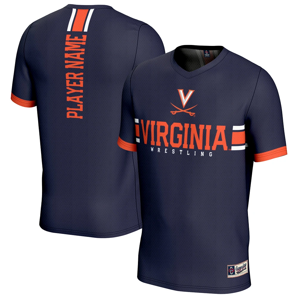 Unisex GameDay Greats Navy Virginia Cavaliers Lightweight Collegiate Wrestling NIL Fashion Jersey