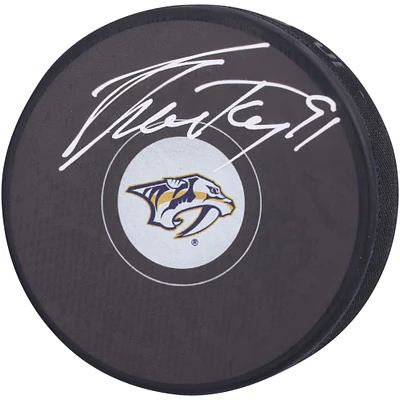 Steven Stamkos Nashville Predators Autographed Hockey Puck