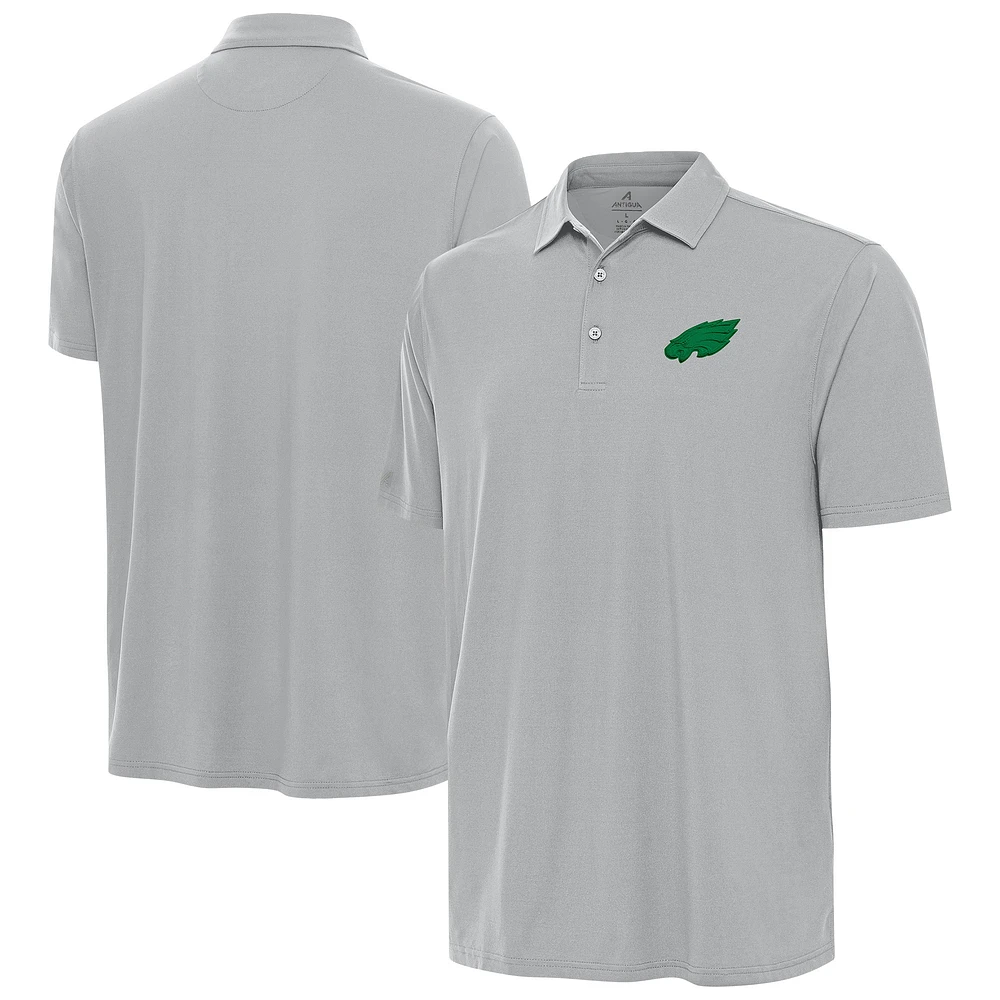 Men's Antigua Philadelphia Eagles St. Patrick's Day Era Polo