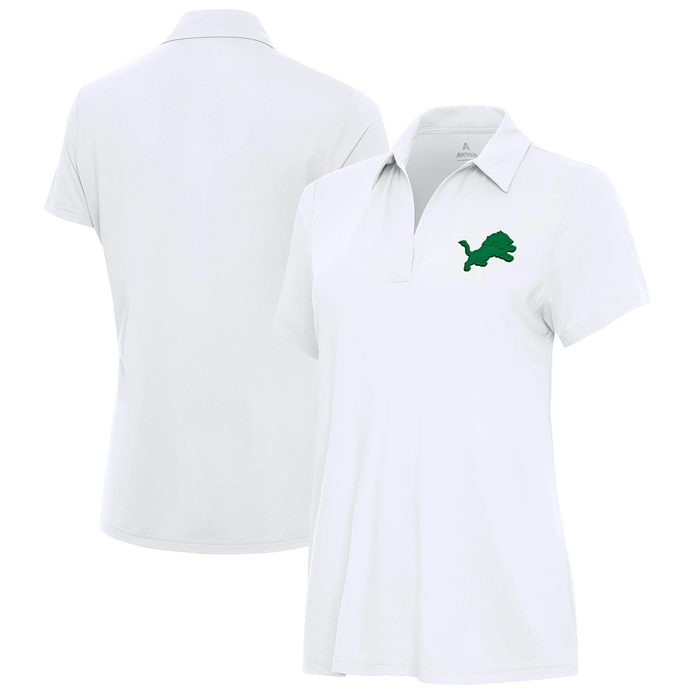 Women's Antigua Detroit Lions St. Patrick's Day Era Polo
