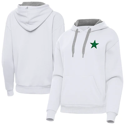 Women's Antigua Dallas Cowboys St. Patrick's Day Victory Pullover Hoodie