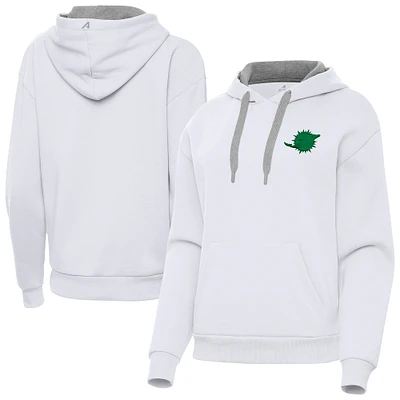 Women's Antigua Miami Dolphins St. Patrick's Day Victory Pullover Hoodie