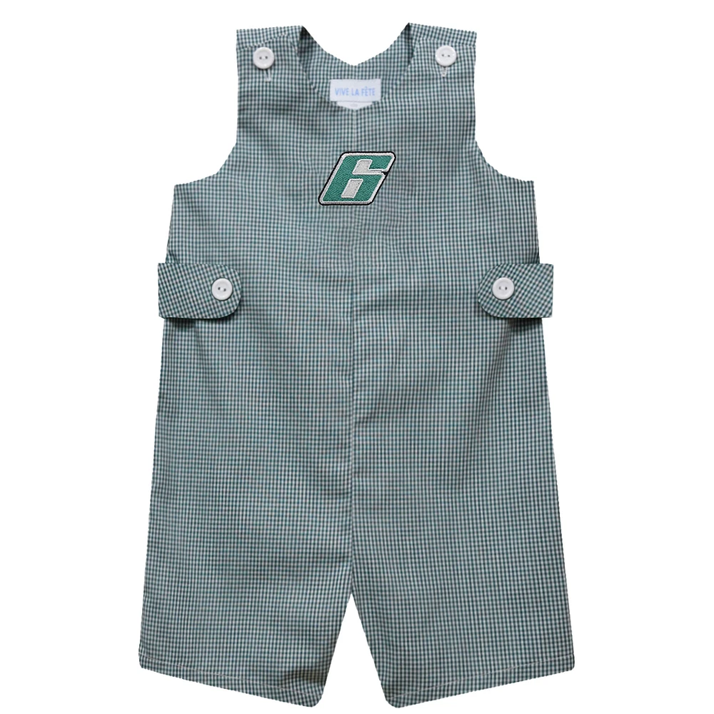Infant Vive La Fete Green Brad Keselowski Gingham Jon Bodysuit
