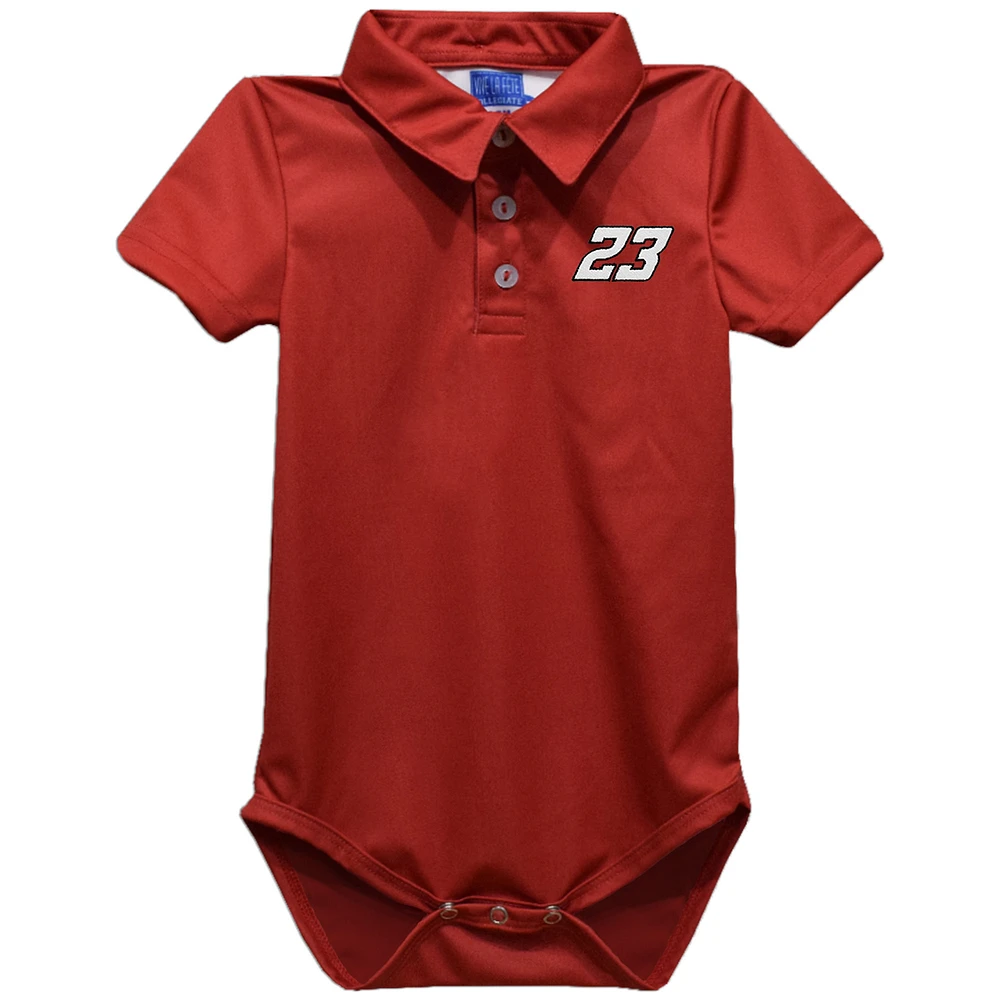 Infant Vive La Fete Red Bubba Wallace Polo Bodysuit