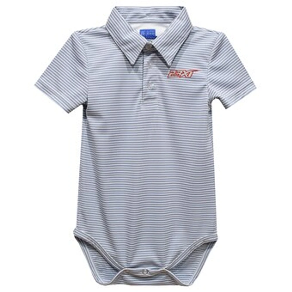 Infant Vive La Fete 23XI Racing Polo Pencil Stripe Bodysuit