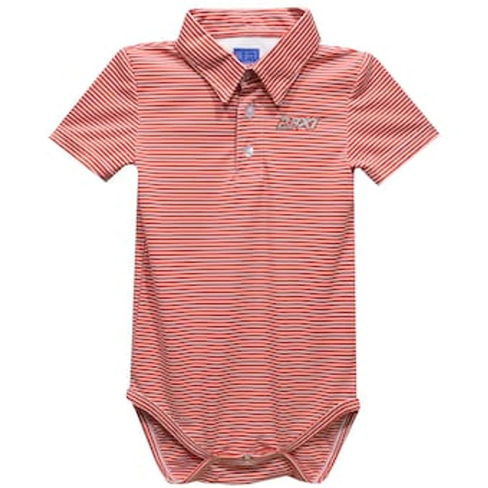Infant Vive La Fete 23XI Racing Polo Pencil Stripe Bodysuit