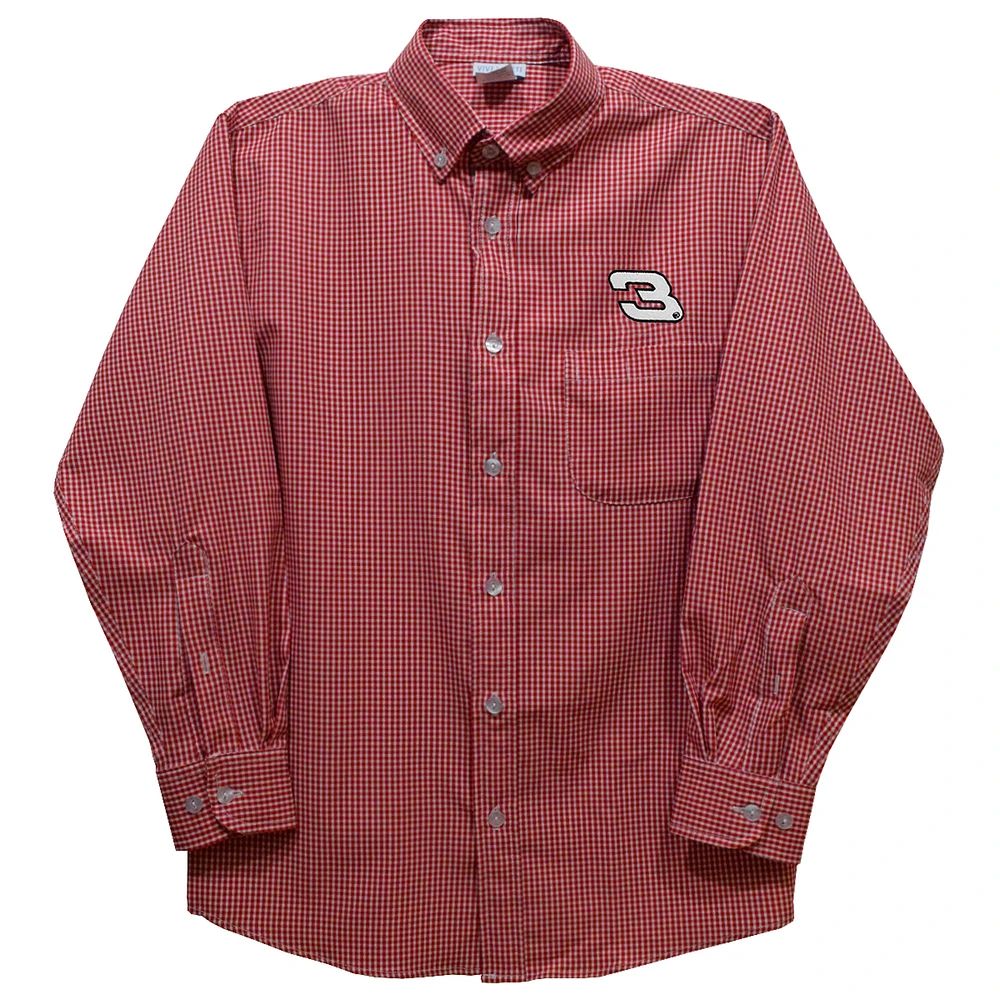 Infant Vive La Fete Red Dale Earnhardt Button-Down Long Sleeve Shirt