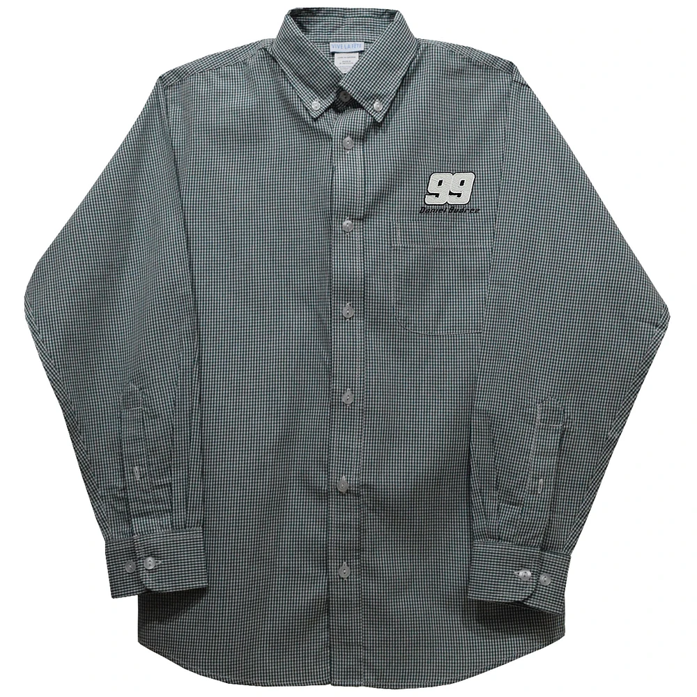 Youth Vive La Fete Green Daniel Suarez Button-Down Long Sleeve Shirt