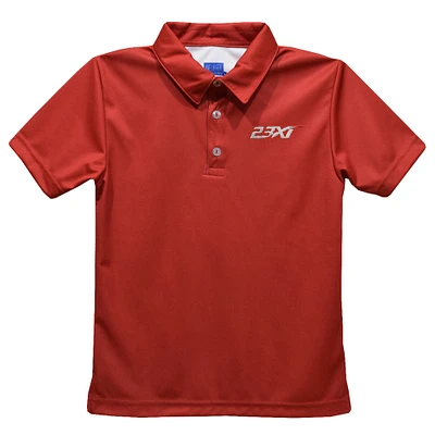 Toddler Vive La Fete Red 23XI Racing Polo