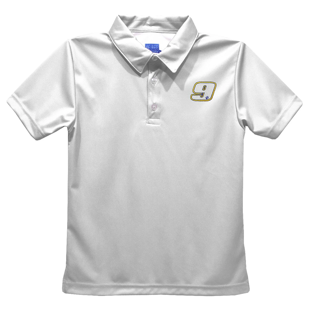 Youth Vive La Fete White Chase Elliott Polo