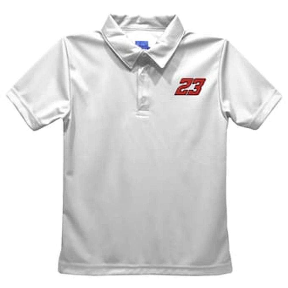 Youth Vive La Fete White Bubba Wallace Polo