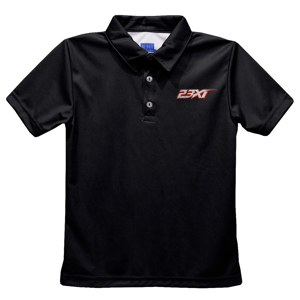 Youth Vive La Fete Black 23XI Racing Polo