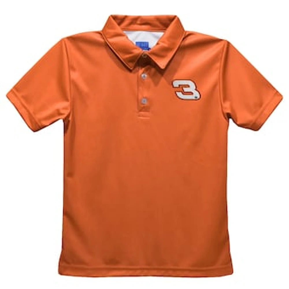 Youth Vive La Fete Orange Austin Dillon Polo
