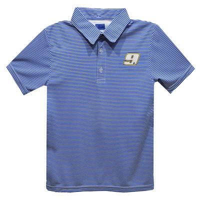 Toddler Vive La Fete Blue Chase Elliott Stripe Polo