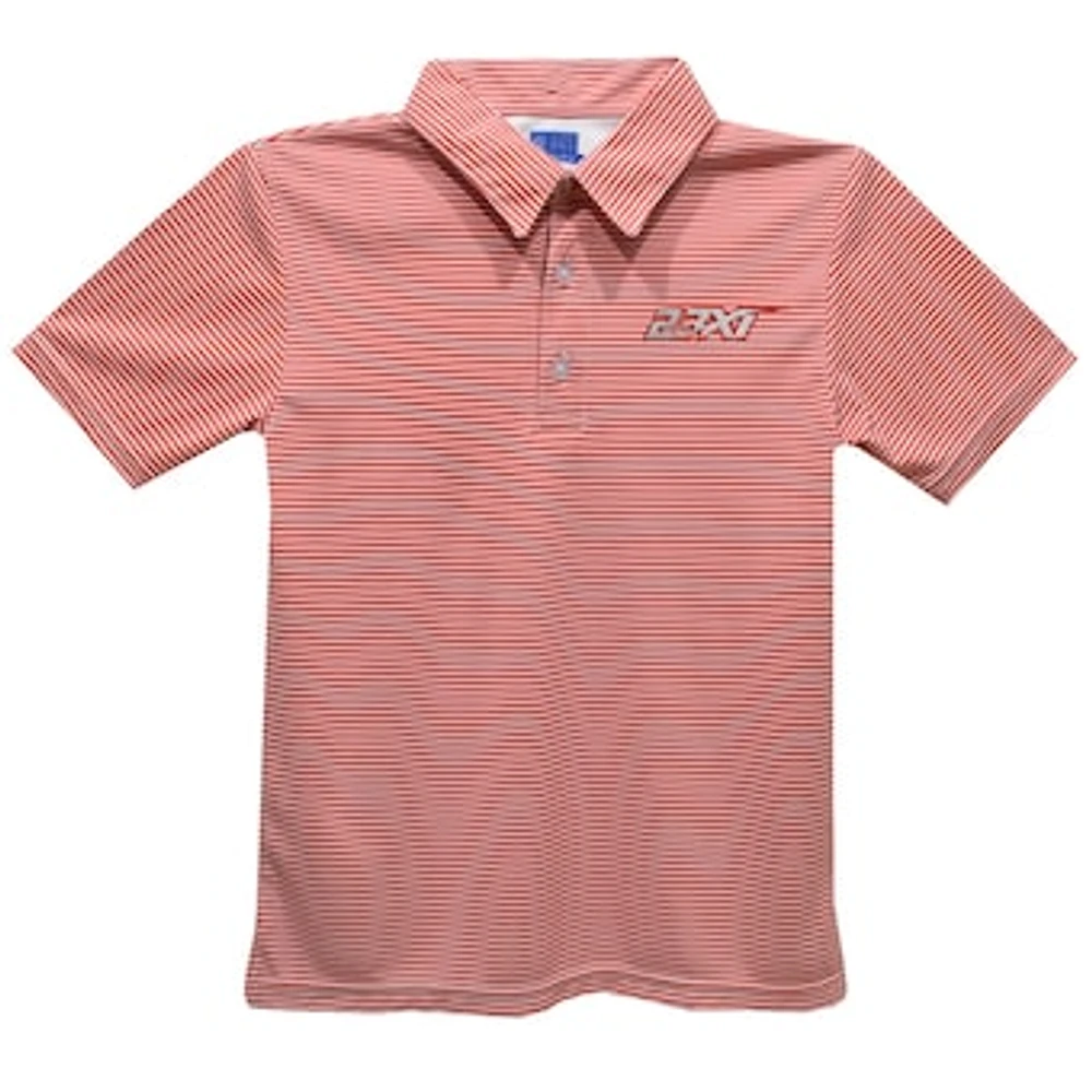Toddler Vive La Fete Red 23XI Racing Stripe Polo