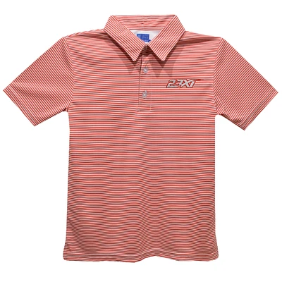 Youth Vive La Fete Red 23XI Racing Stripe Polo