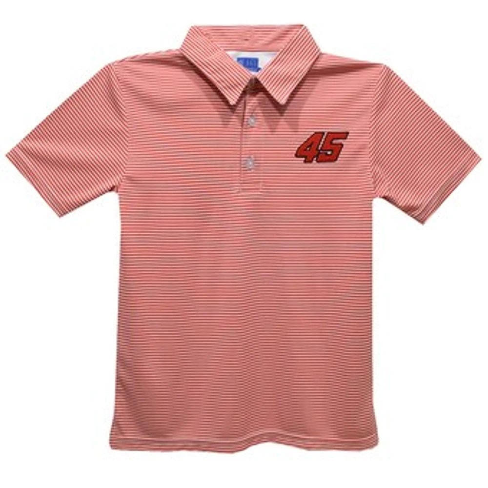 Youth Vive La Fete Red Tyler Reddick Stripe Polo