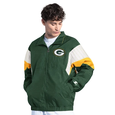 Men's Starter Green Bay Packers Yard Line Full-Zip Jacket