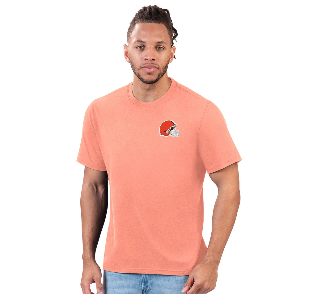 Men's Margaritaville Orange Cleveland Browns Wastin' Away T-Shirt