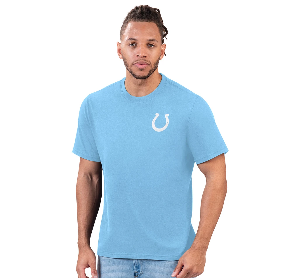 Men's Margaritaville Light Blue Indianapolis Colts Wastin' Away T-Shirt