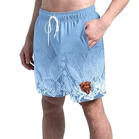 Men's Margaritaville  Light Blue Chicago Bears Lagoon Fiesta Swim Shorts