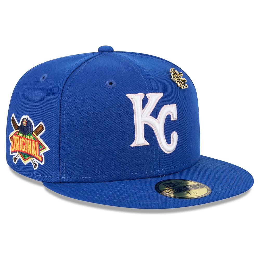 Men's New Era Royal Kansas City Royals 2025 Big League Chew 59FIFTY Fitted Hat